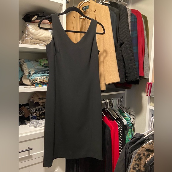 Jones New York Dresses & Skirts - LBD - Jones New York Black V-Neck Dress